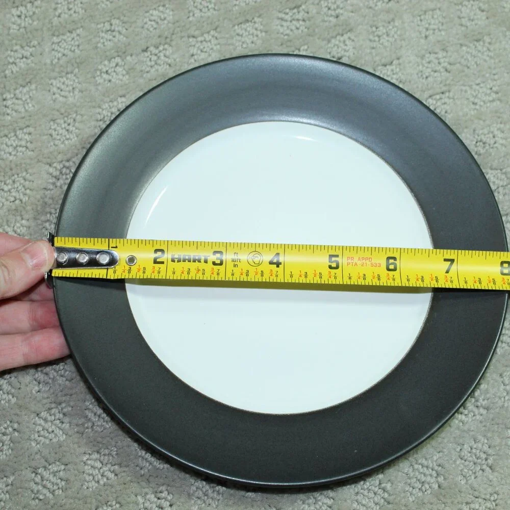 PFALTZGRAFF.  SET OF 4 - HARMONY CHARCOAL - 8” SALAD PLATES